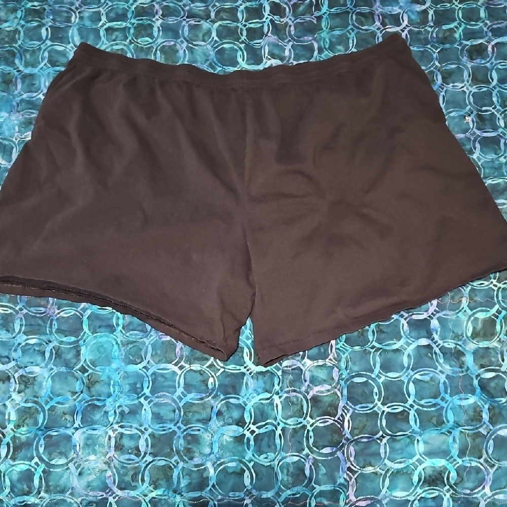 Hanes Men's Classic Black Athletic Shorts Size 4XL